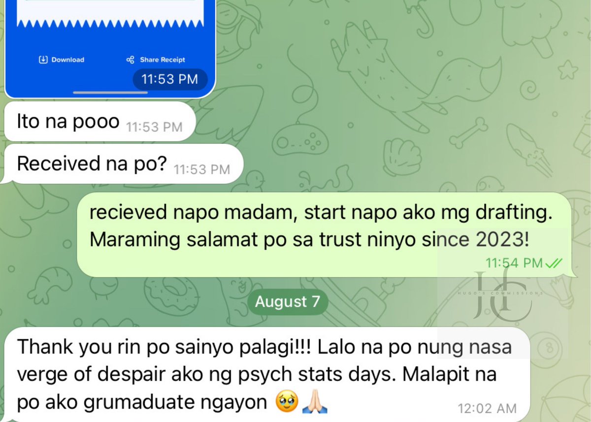 FromHSolutions's tweet image. For two years, she’s trusted me with her entire deg.ree. 💚 She’s almost graduating… and every step here proved why clie.nts trust us.

Since 2023, she had chosen me for every Psychology requirement from her toughest majors to the smallest minor projects, from 24-hour rush…