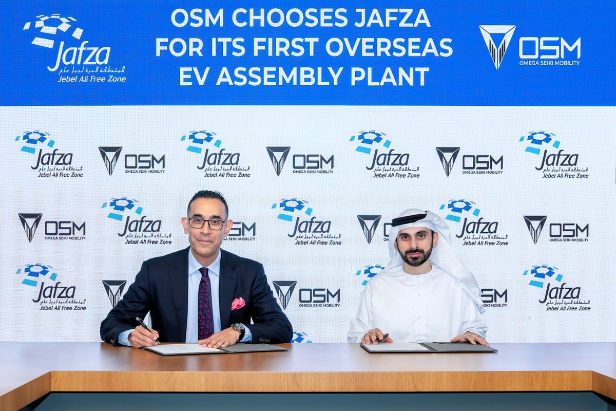 Omega Seiki Mobility opens new manufacturing facility at Jafza, Dubai. This new facility is strategically positioned to serve export markets across the MENA &amp; will create 100+ jobs in its initial phase &amp; strengthen UAE-India trade in green mobility &amp; sustainable development.