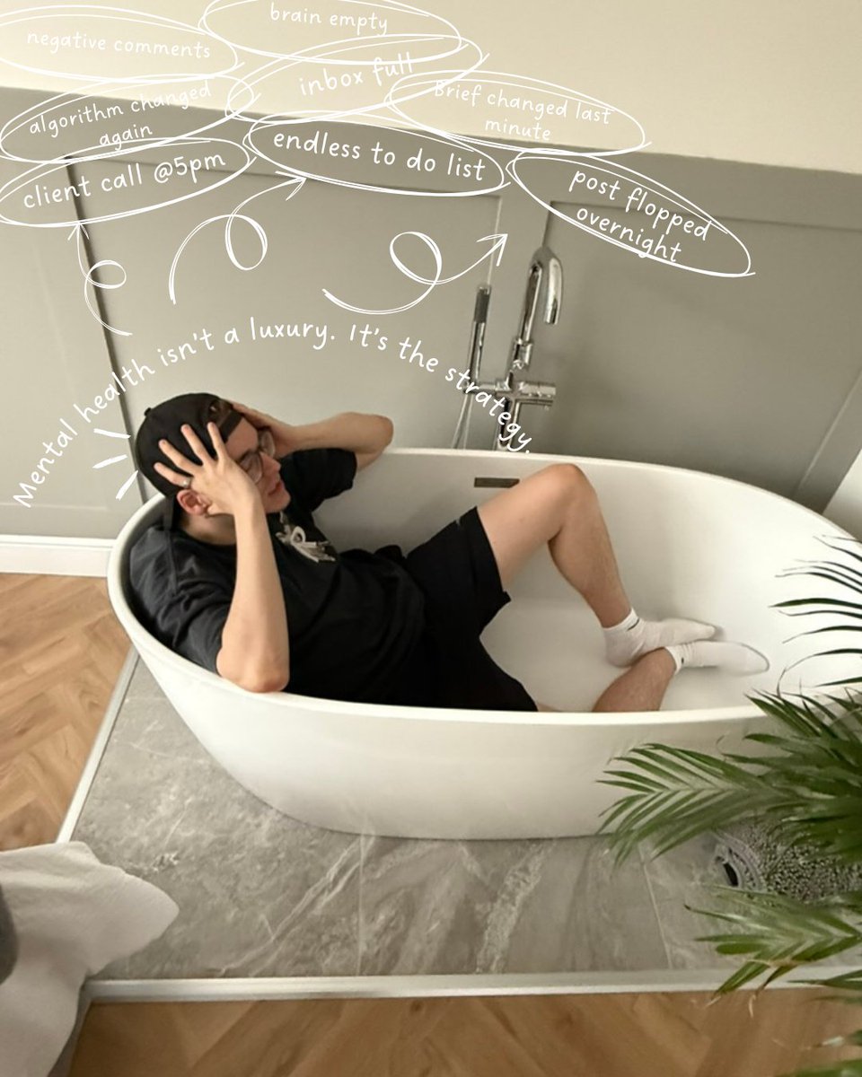 Mental health = The foundation. 🏗️
Bad days aren’t weakness. They’re signals. I lead better when I rest. I create better when I am clear headed. If you’re building and breaking down, you’re not alone. 
What’s one thing you’ve done to protect your mental health?