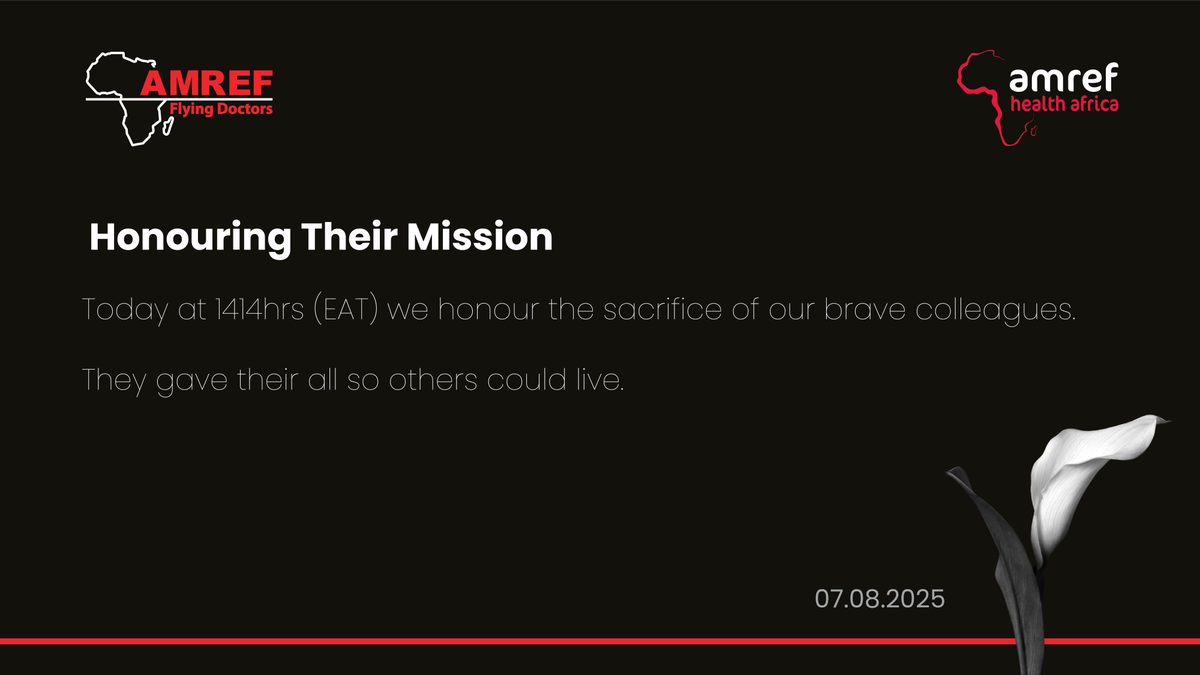 AmrefUniversity's tweet photo. We honour their mission.
#StandingWithAFD #AFDFallenHeroes #HonourInService https://t.co/RXMHAY8CDn