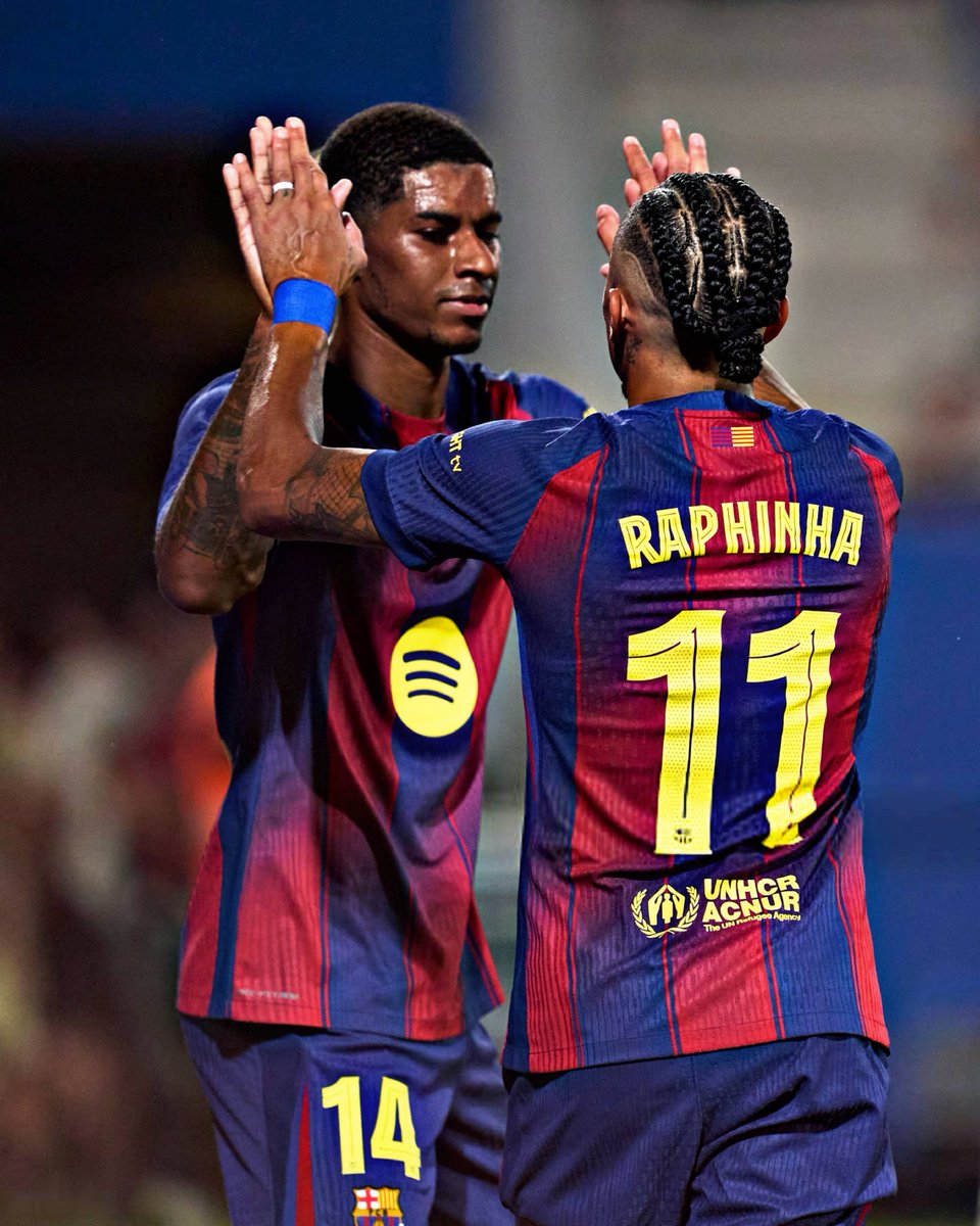 BarcaTimes's tweet photo. 🚨🎙️| Rashford: "Playing with them is refreshing, they have constant energy and great maturity on the field, they know when to use their skills, and this is different from England where they encourage you to show off your skills all the time." #fcblive https://t.co/4WIsPZLqCC