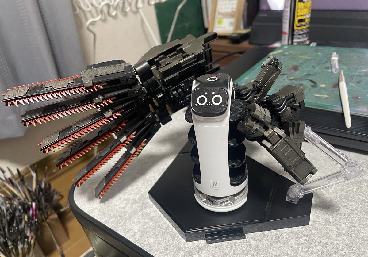 軽く組んだ！！
バランスむずいな…
何分グラインドブレードが重い…