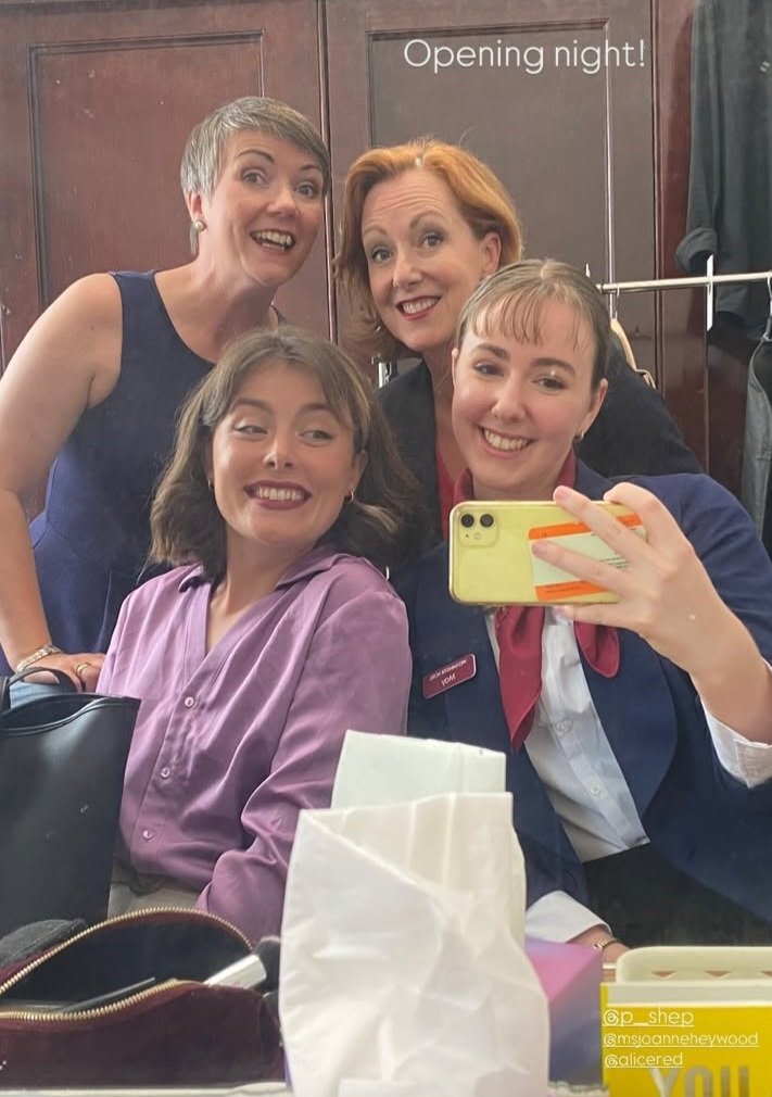 MsJoanneHeywood's tweet image. We opened "Two Into One" last night. What an absolute hoot! And what a talented group of gorgeous people to be working with! Simply glorious! 🎭 #Theatre #Farce #Frinton