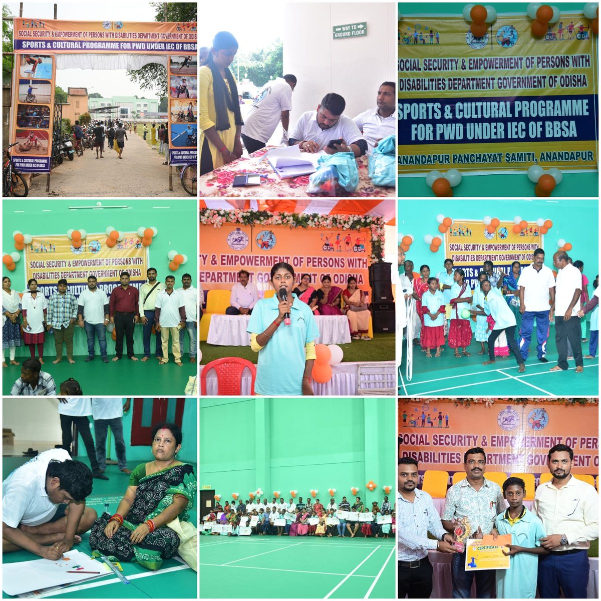 Cultural and Sports events of Handicapped Persons at Anadapur Stadium held on 12.08.2025
#anandapur #handicapped
#sports #cultural 
<a href="/drdakjr/">drdakjr</a> <a href="/DistAdmKeonjhar/">District Administration,Keonjhar</a> <a href="/PRDeptOdisha/">Panchayati Raj and Drinking Water Department</a> <a href="/IPR_Odisha/">I & PR Department, Odisha</a> <a href="/CMO_Odisha/">CMO Odisha</a>