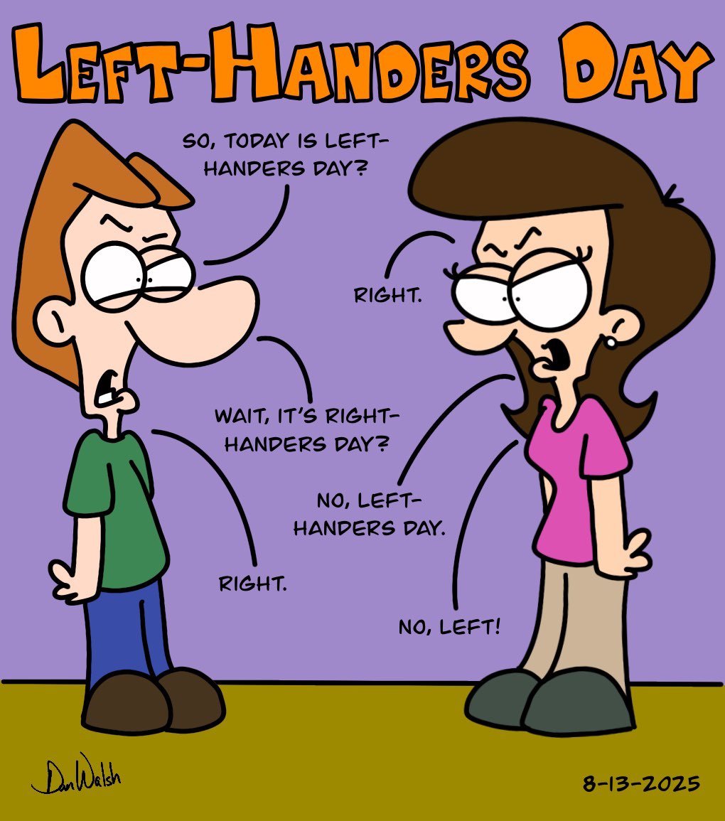 DanWCaricature's tweet photo. That is correct…Like and Share!
https://t.co/WwHsCFkQl9
#danwdrawings #digitalcartoon #artoftheday #cartoonart #cartoons #digitalart #comics #cartooning #comicart #fanart #cartoondrawing #cartoonstyle #drawingablank #daysoftheyear #lefthandersday #left #hand #lefthander https://t.co/YWH7zJjyaK