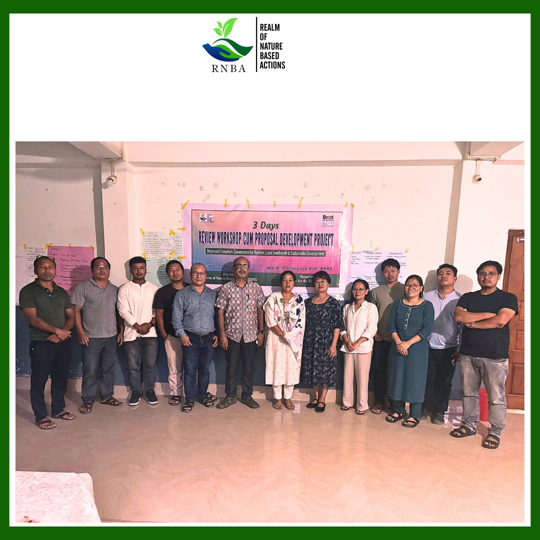 rnbatarung's tweet image. From 7–9 Aug 2025, RNBA &amp;amp; partner orgs joined a #ProjectProposal Development &amp;amp; Review Meeting with facilitation by Dimgong Rongmei &amp;amp; Pranab Choudhury from @Landstack. Strengthening ideas for stronger community impact! 🌱📄 #CapacityBuilding #CommunityImpact