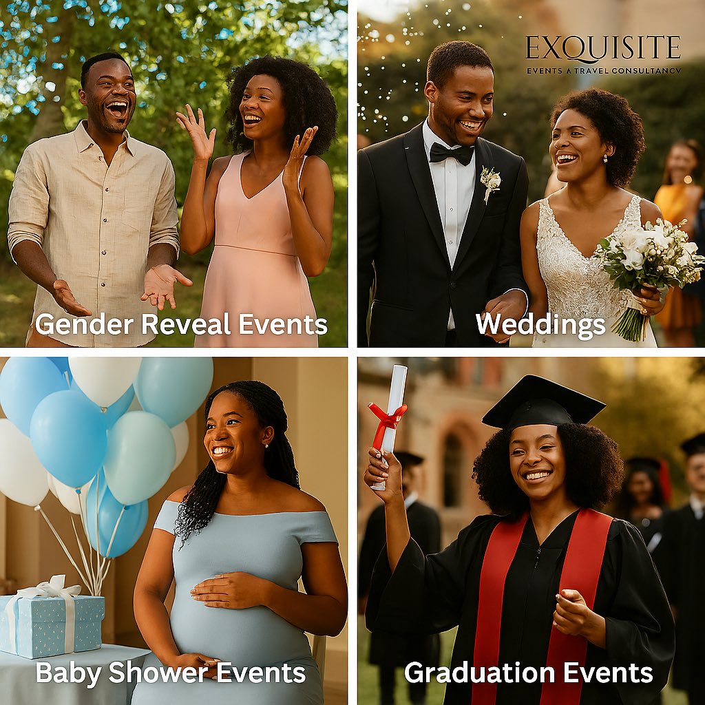 MMtongs's tweet photo. 🎉 Celebrate Life’s Moments with Exquisite Events
From kids’ parties to weddings, picnics to graduations, we craft unforgettable experiences with heart, style, &amp; soul.
✨ Let’s bring your vision to life.
📩 DM us  to start planning!
#ExquisiteEventsZW #PCDM2025Intake https://t.co/ZBQS744GfU