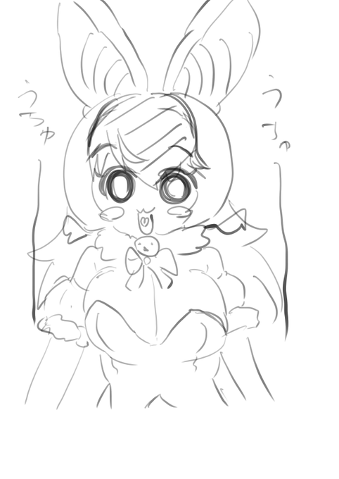 神絵師赤イストさんがうっちゅ描いてくれた 