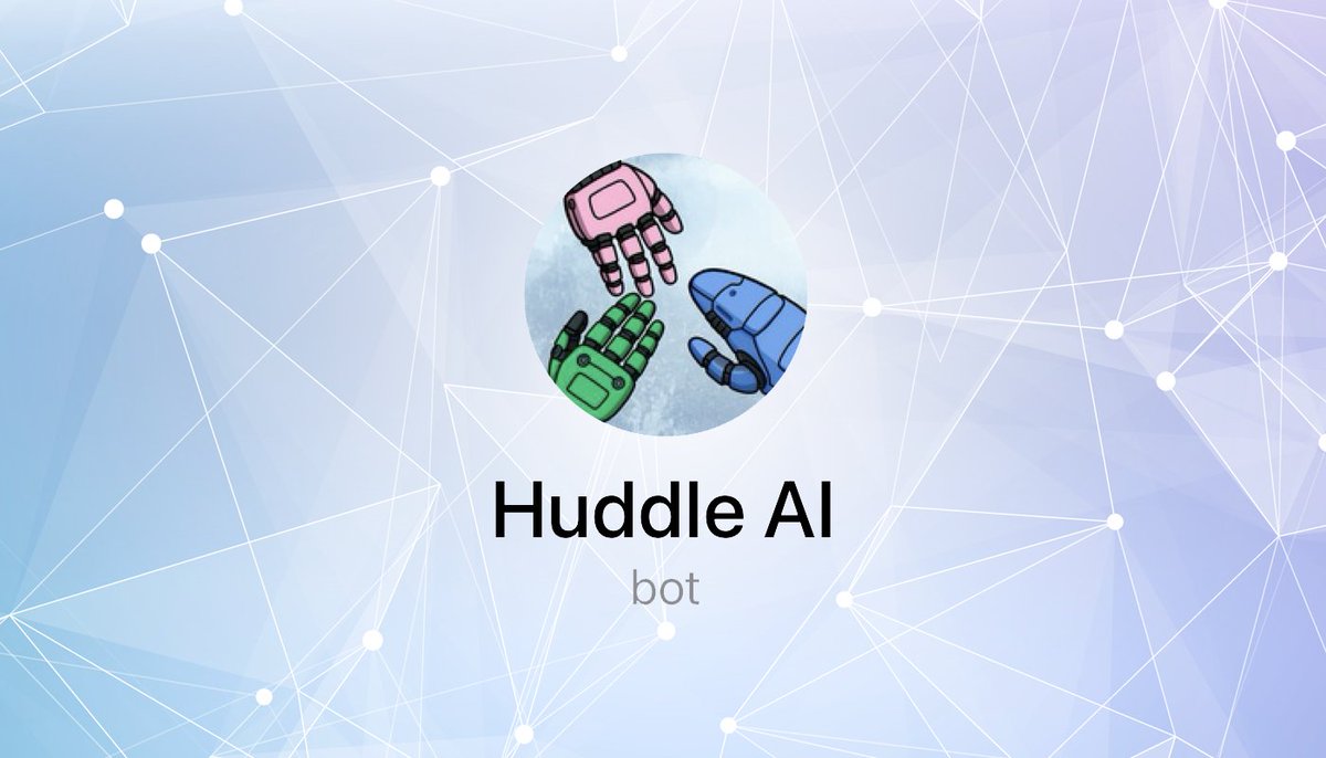 Huddle AI just got smarter

Our Telegram bot can now spot and remove scam, spam, and promo messages automatically.

Discord upgrade coming next!