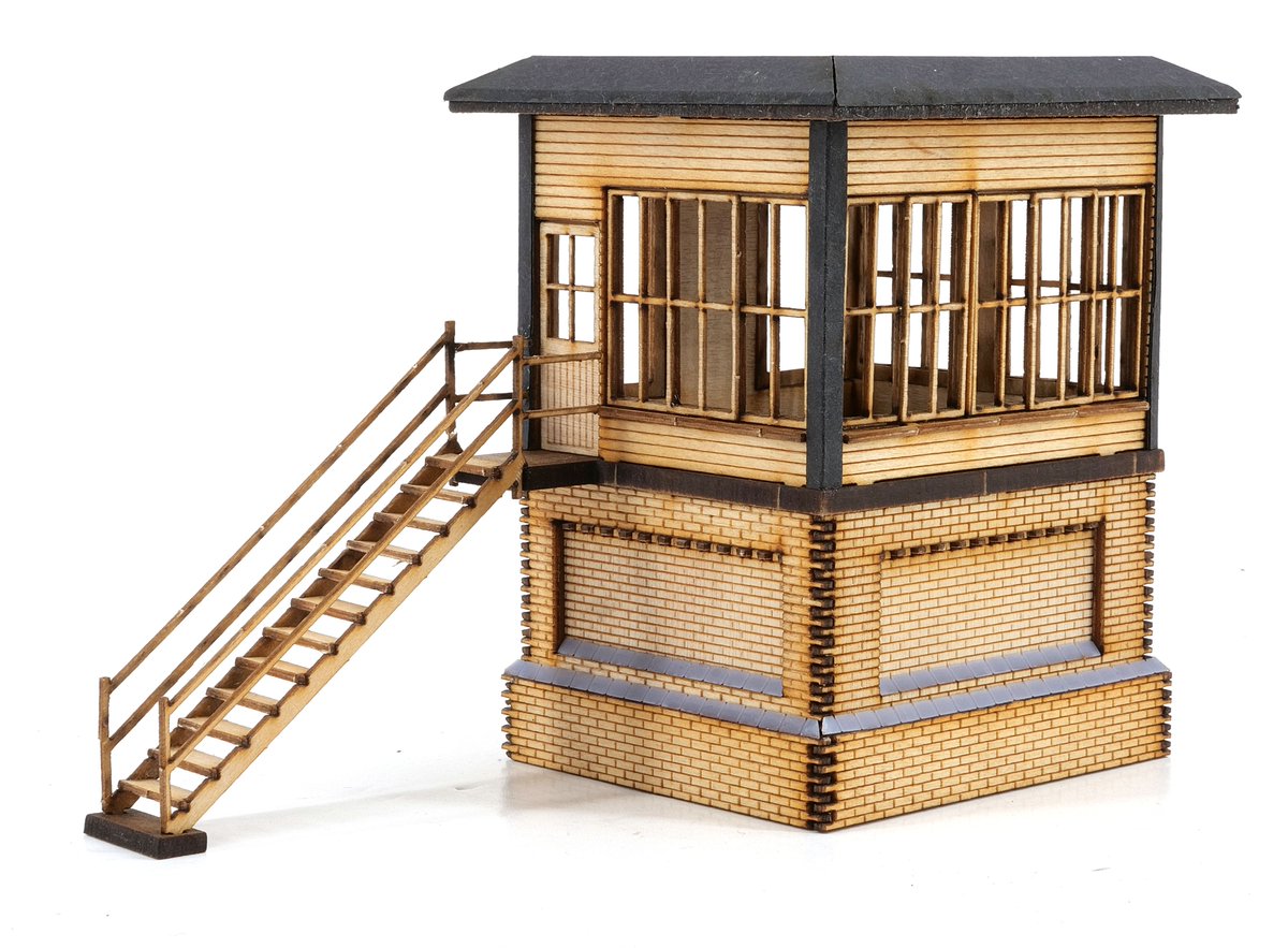 Hornbymag's tweet image. PJM Models kit for Crewe Station A signalbox is a great starting point if you want to get into building laser-cut models, and at 117mm x 51mm it will fit a huge range of layouts too! Check out the full details here: shop.keymodelworld.com/collections/ex…
#lasercutkit #signalbox #modelrailways