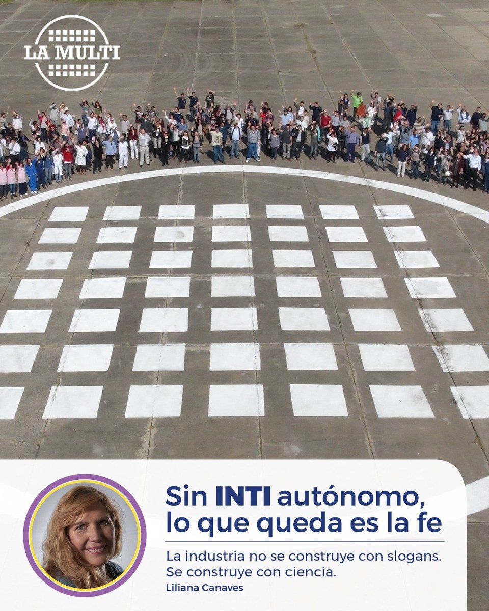 lamulti_inti's tweet photo. ✉️“Sin INTI autónomo, lo que queda es la fe” por Liliana Cánaves, trabajadora de #INTI, para @clarincom
👇🏽Leelo acá
https://t.co/pnLSBW6Fi5
#AgostoSinDecreto #ELINTINOSETOCA #ENINTINOSOBRANADIE #ASAMBLEAMULTISECTORIAL #INTIFEDERAL https://t.co/6AUHvulVNk