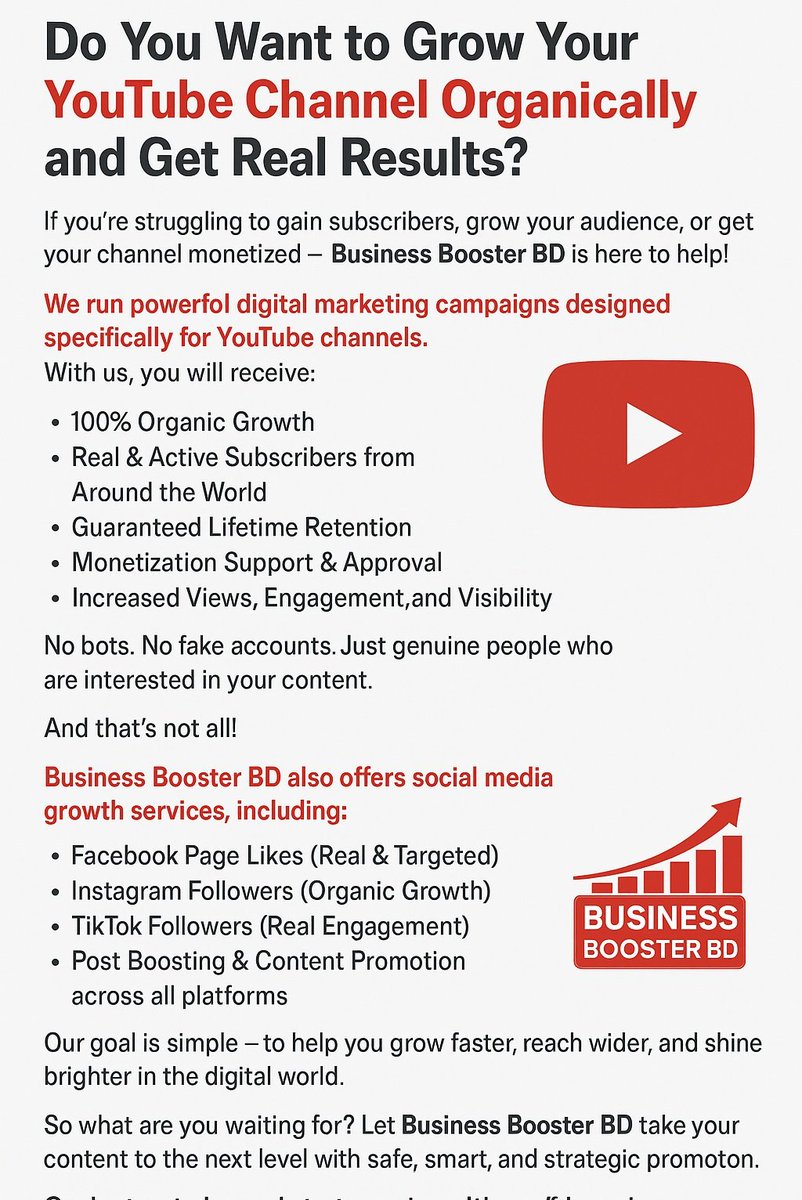 mosesfraid's tweet image. Are you looking for someone to help grow your YouTube or manage your Google panel?
I can help you grow your YouTube channel with real results  more views, subscribers and watch time
I also manage Google panels and promote on all social media platforms Facebook Instagram Telegram