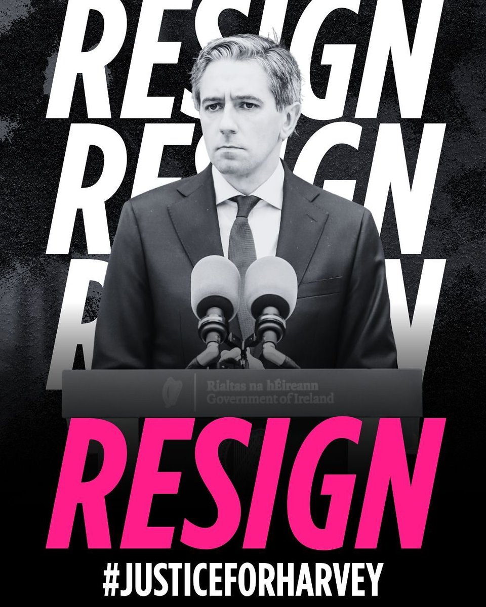 Simon Harris must resign.

Harvey deserves justice and justice means systemic change. End the waiting lists. End the outsourcing. End the cruelty. Simon Harris must go. And the whole rotten system with him.

#JusticeForHarvey #ResignHarris