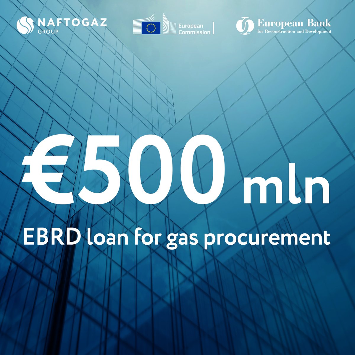 Naftogaz to receive 🔥 €500 million for gas purchases. This is the largest project the EBRD has ever signed in Ukraine and one of the largest in the Bank’s history overall. 
<a href="/EBRD/">The EBRD</a> <a href="/EU_Commission/">European Commission</a> 
More: cutt.ly/lrGcITMn