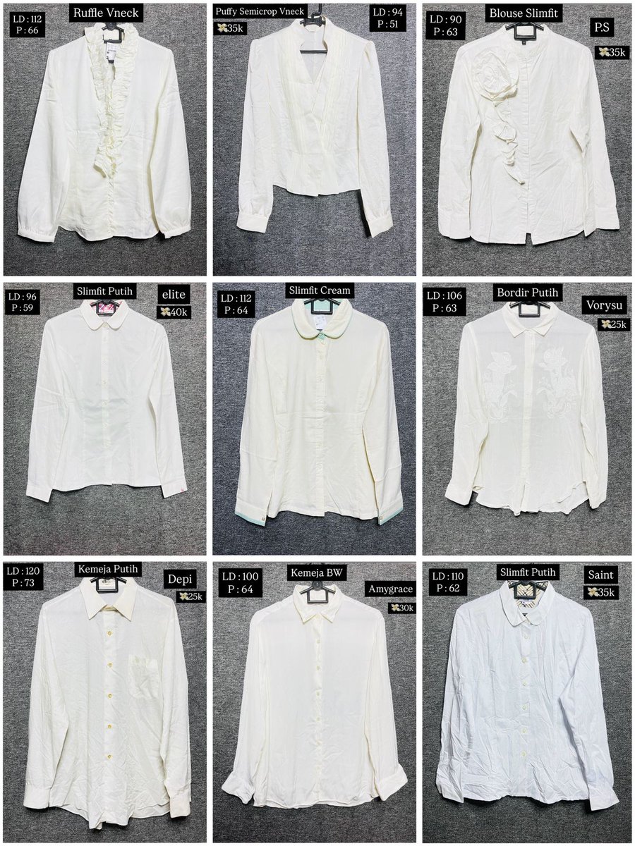mt after dm | kemeja blouse putih tweet media