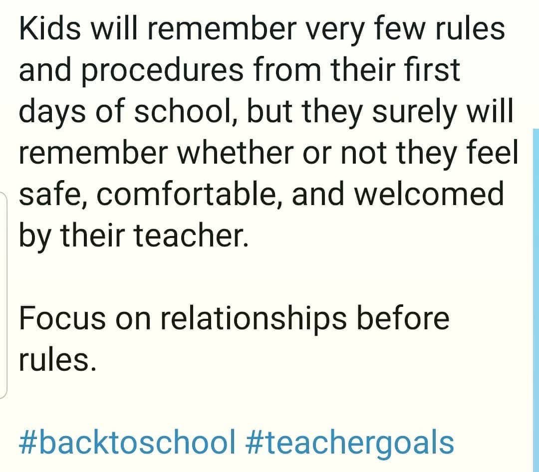 Solid back to school advice! ❤️
#ThisIsFCPS1 <a href="/FCPS1News/">Fauquier Schools VA - NEWS</a> <a href="/pbsroadrunner/">P.B Smith Elementary</a>