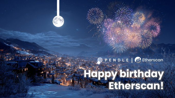 Celebrating #10YearsofEtherscan! 🚀From tracking my first ever Ethereum transaction to exploring smart contracts, Etherscan has been my go-to blockchain explorer. 📷Thanks for a decade of transparency &amp; innovation! 📷
<a href="/etherscan/">etherscan.eth</a>