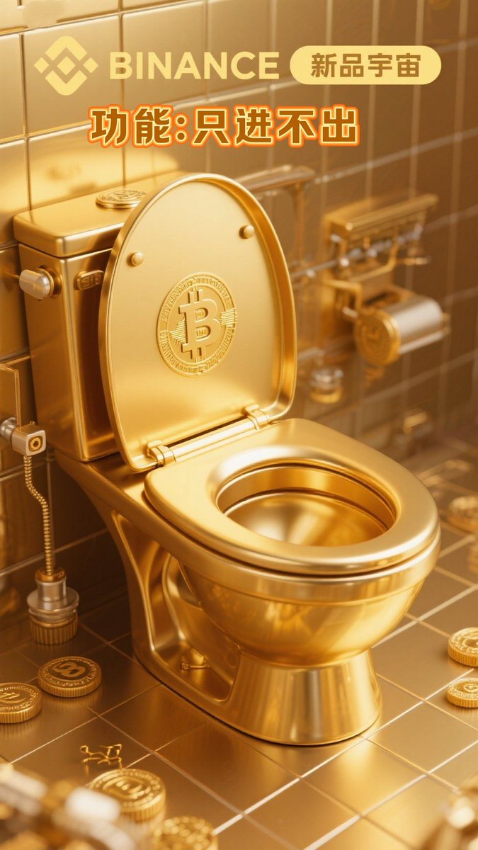 📢CZ <a href="/cz_binance/">CZ 🔶 BNB</a> 的金马桶宇宙

🚽【新品预告】🚽
币安HODL至尊金马桶

币安实验室最新孵化项目:
【HODL金马桶】三大突破:

1.只进不出防流失设计
2. $SHIT → $BNB 自动转化技术
3.社区资金优先存储位
首发体验馆: $SHIT 项目（已存800BNB）

#币安新品 #HODL黑科技

<a href="/cz_binance/">CZ 🔶 BNB</a> <a href="/binance/">Binance</a>