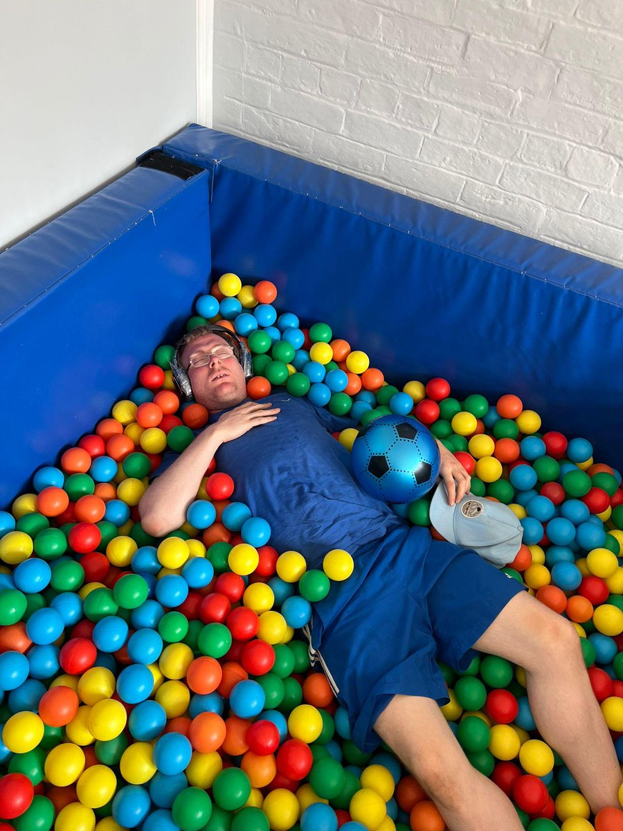 Yesterday the people we support at #MundyStreet had a fantastic trip to #Conkers, where they got to enjoy all the sights and pleasures the National Forest has to offer.

Many of them were absolutely shattered when they got back, as the picture of Sam in the ball-pit shows! 🤭
