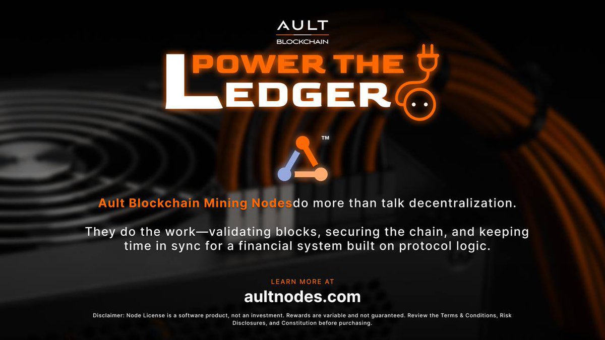 Fluxi_Nova's tweet image. GM GM chief
🛠 Owning an AULT Node License isn’t just a title it’s a responsibility.
Self-host your node. Maintain uptime. Cover operational costs.
Rewards in AULT tokens are possible, but never guaranteed.
🔗 shop.aultnodes.com/shop
#AULTNodes #NodeOperator #Web3Infrastructure