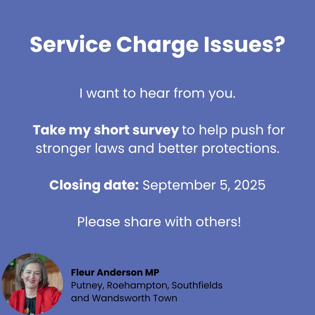 PutneyFleur's tweet photo. Too many people have services charges that are too high and not explained, leaving leaseholders and renters helpless.

A new law is being written to change this. Please send your experiences so that I can feed this in to Ministers directly. 

👉https://t.co/oSQDh3zzWj https://t.co/wanDTGZGUf