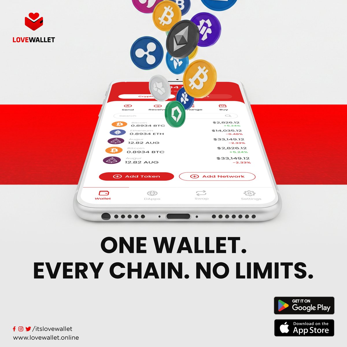 ItsLoveWallet's tweet photo. 💖 Love Wallet – One wallet. Every chain. No limits. 🚀

Carry your crypto universe in your pocket.
Your gateway to unlimited crypto freedom is here.

📲 Download now &amp; carry your crypto in your pocket!

#LoveWallet #DownloadNow #SecureYourCrypto https://t.co/IcEYNjJV09