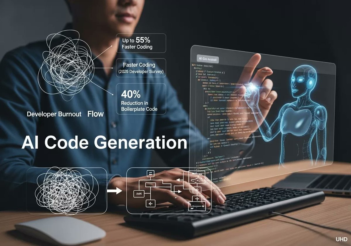 apprentice007's tweet image. AI Code Generation: The Solution to Slow Development Cycles
The Guide to AI Code Generation
Your Solution to Slow Development and Creative Burnout
The Problem...
justoborn.com/ai-code-genera…
#AIcodegeneration #AIImageArt