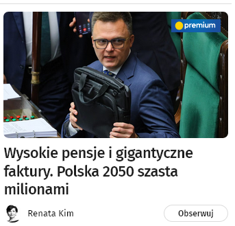 Widzę, że niemiecki DerOnet dostał rozkaz - ZNISZCZYĆ Hołownię, rozwalić Polska2050.