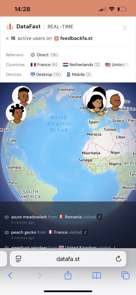 dev_omr's tweet image. 16 people are checking out @FeedbackFast_ right now!

That’s a new record 🎉 

Take a look 👉 feedbackfa.st