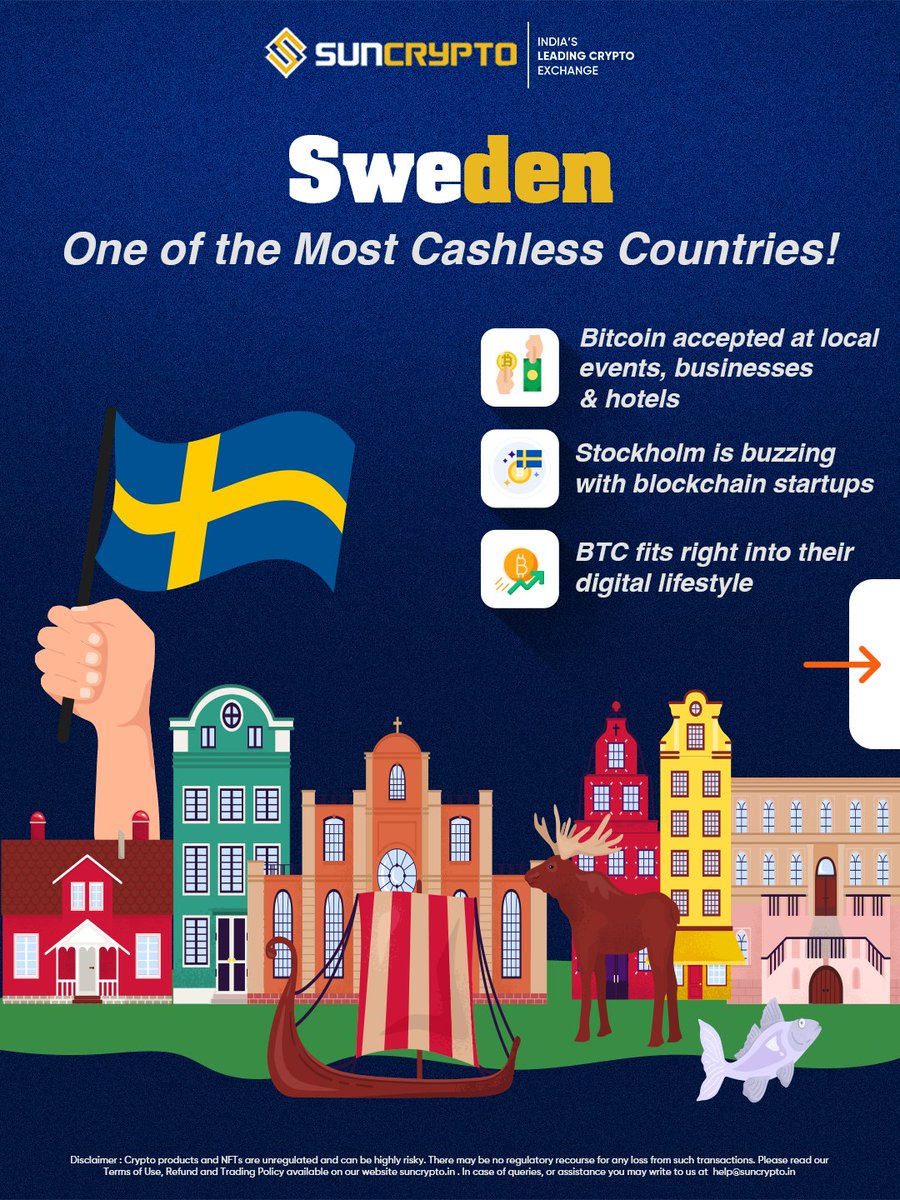 suncryptoin's tweet photo. Ready to explore the world’s most Bitcoin-friendly destinations? 🌍 From Switzerland’s Crypto Valley to Sweden’s cashless lifestyle — discover where your crypto takes you the farthest! 💸
#TravelWithCrypto #SunCrypto #BitcoinEverywhere https://t.co/0xKrDE1bZc