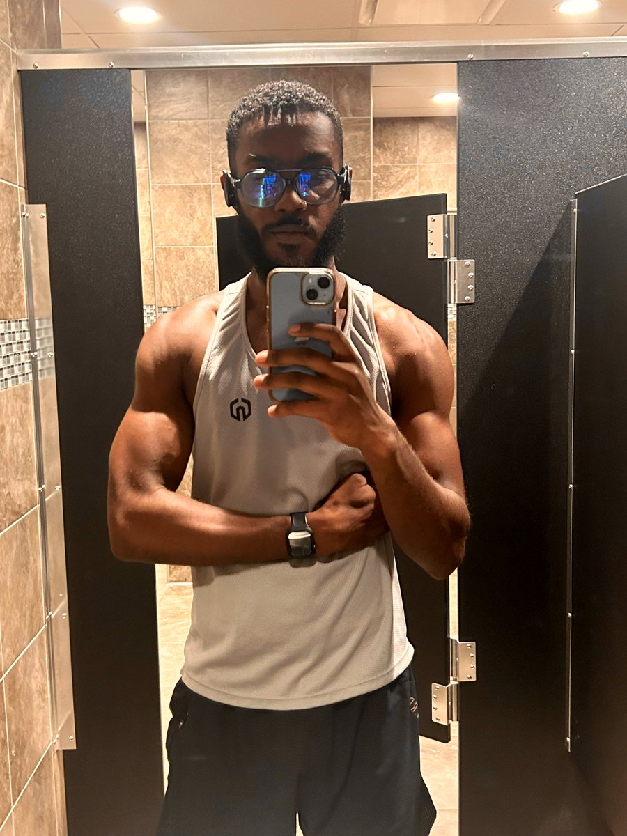 Today was leg day but look at my arms