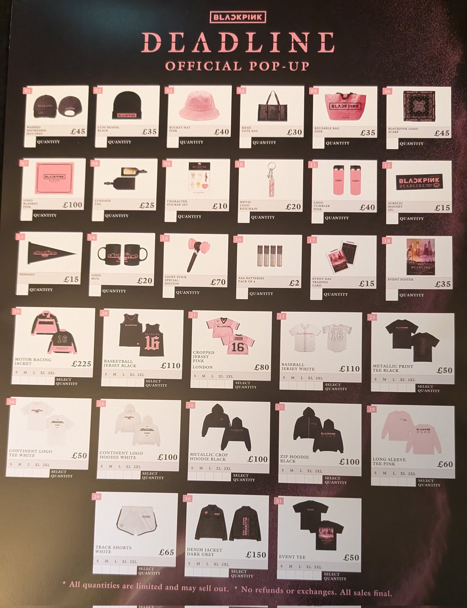BLACKPINK DEADLINE WORLDTOUR 限定トレカ 4枚セット KC/サド on X: 