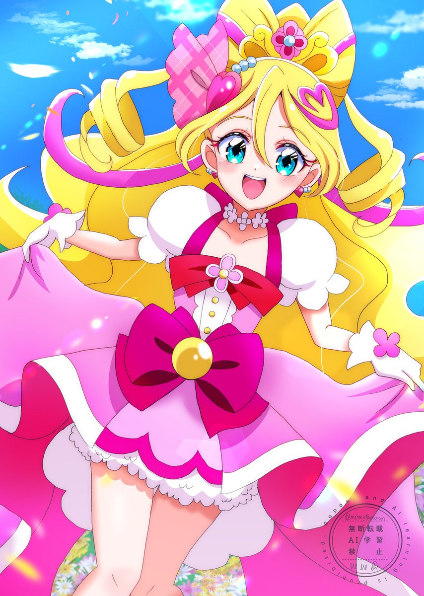 咲きほこる花のアイドル
#一日一絵  #precure 1011日目