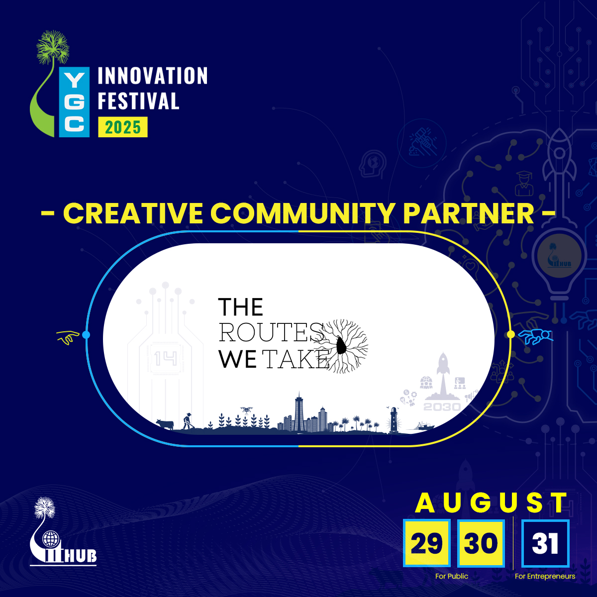 We’re thrilled to welcome The Routes We Take (TRWT) project from Good Life X and the EUNIC Cluster Sri Lanka, as the Creative Community Partner for the YGC Innovation Festival ‘25! 🚀

Let’s celebrate innovation, creativity, and Technology together. 🌟

#YGCIF25 #ygcif25 #YGCIF