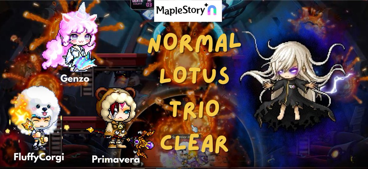Not a solo (yet), but a trio Normal Lotus run with mah friends. So far I'm still happy with my investment in
<a href="/MaplestoryU/">MapleStory Universe</a>. Trio Normal Damien video is coming next.

Server: Ain 
Guild: <a href="/limelight_gg/">Limelight Gaming</a>

Video link: youtube.com/watch?v=1apzTb…