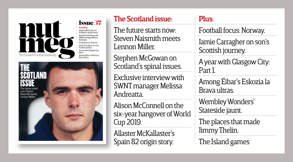 📢 Nutmeg announcement 📢
Issue 37 is off to the printers!

🛒 You can pre-order it now: bit.ly/3JxR4Be
Read the full contents here: bit.ly/3JxckHl

Not a subscriber? 
✍️ Sign up by 31 August and start with this issue:
bit.ly/3vlKFT0