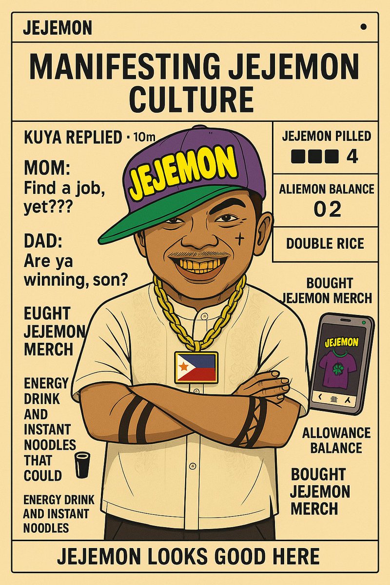 jej3mons's tweet photo. Manifesting #JEJEMON

Follow, like and RT.       https://t.co/YgPBO5QlcN

 #JejemonKing #BearCrew #MemeCoin #Solana #ToTheMoon #JEJEMON https://t.co/9wggiHwM1v