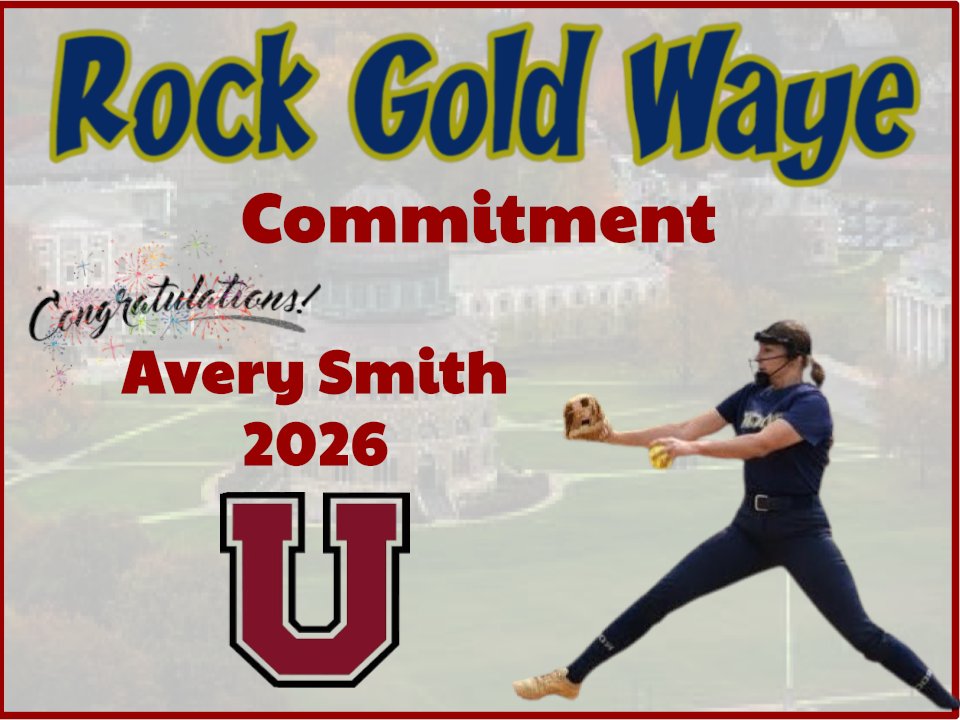 Rock Gold Waye Softball tweet media