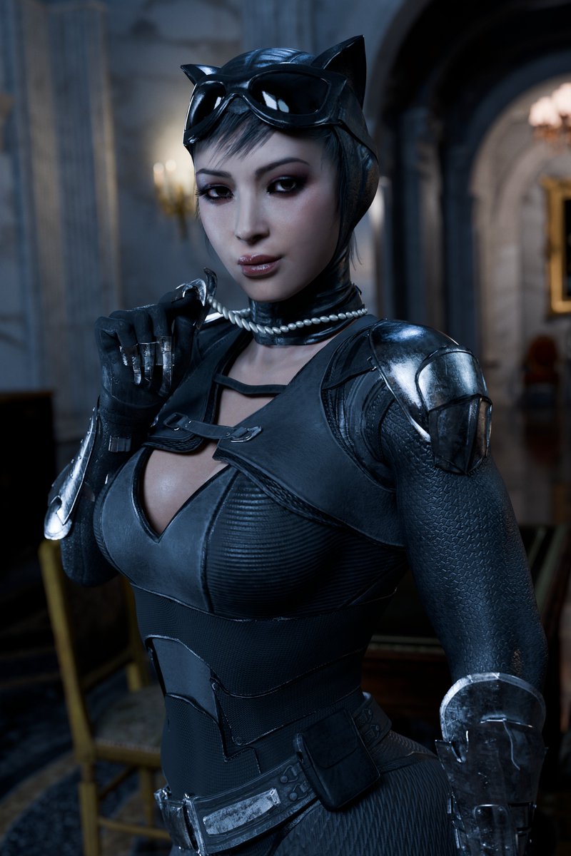 | Thief

Ada Wong as Catwoman is something I never thought I needed.
Ada and outfit by <a href="/Rigid3d/">Rigid3D</a> 
Room by <a href="/UberMachineWork/">ÜberMachine</a> 
(More variants on that other site)
#AdaWong #ResidentEvil #REBHFun #Catwoman #blender3d