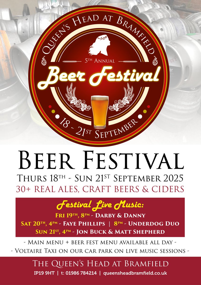 Coming this September
<a href="/beerfests/">BeerFests.com</a> <a href="/LudwigsCorner/">BeerFestivalCalendar</a> <a href="/NESuffolkCAMRA/">NE Suffolk CAMRA</a>