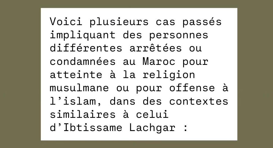 capp_radfem_'s tweet photo. Agir pour @IbtissameBetty, c'est aussi se renseigner sur les actes passés de ce gouvernement de la honte.
#FreeBetty #LiberezBetty #Ibtissamelachgar https://t.co/ILFe7J1vYs