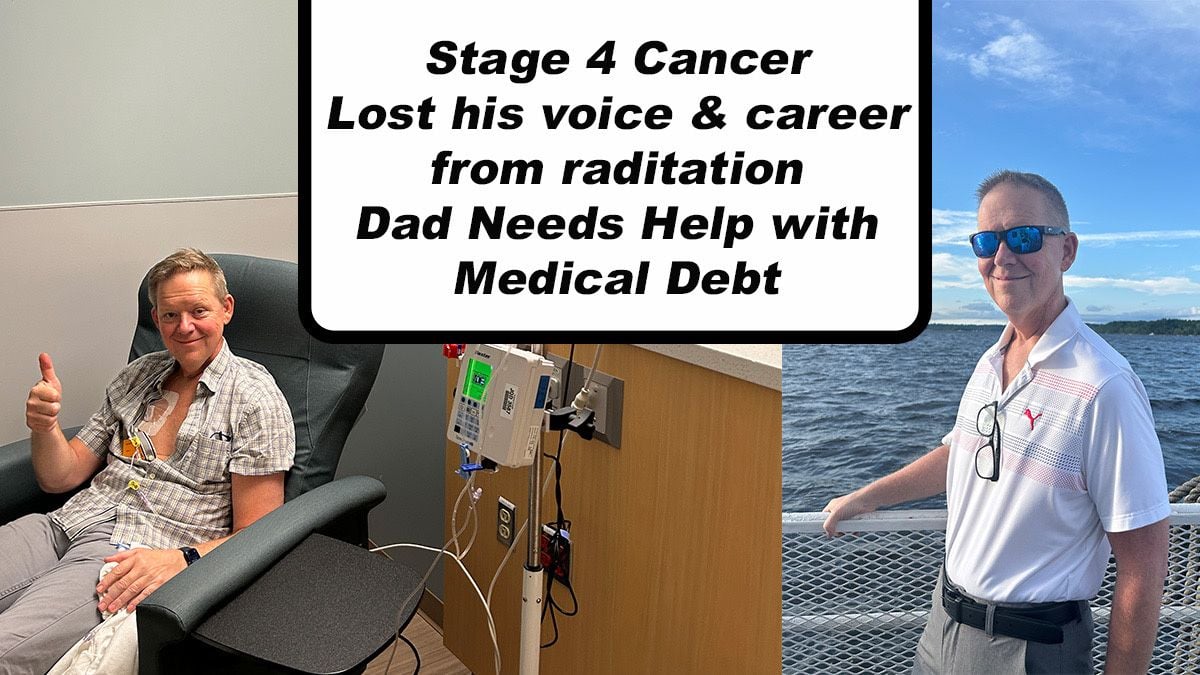 BuildaHelpDesk's tweet photo. I’m a dad who’s had 70+ radiation treatments. My vocal cord is damaged. I can’t work. I’m battling Stage 4 cancer and need help covering treatment costs.
Please read & share:
📌 https://t.co/vJiQ6sxHbl
#CancerJourney #SupportADad #Stage4Life #GoFundMe #HopeAndHelp #blessings #FightingCancer #Stage4Warrior #CancerJourney #DebtReliefNow #TechCareer #CancerBattles #HelpNeeded #CancerStories #BeatCancer #SupportCancerPatients