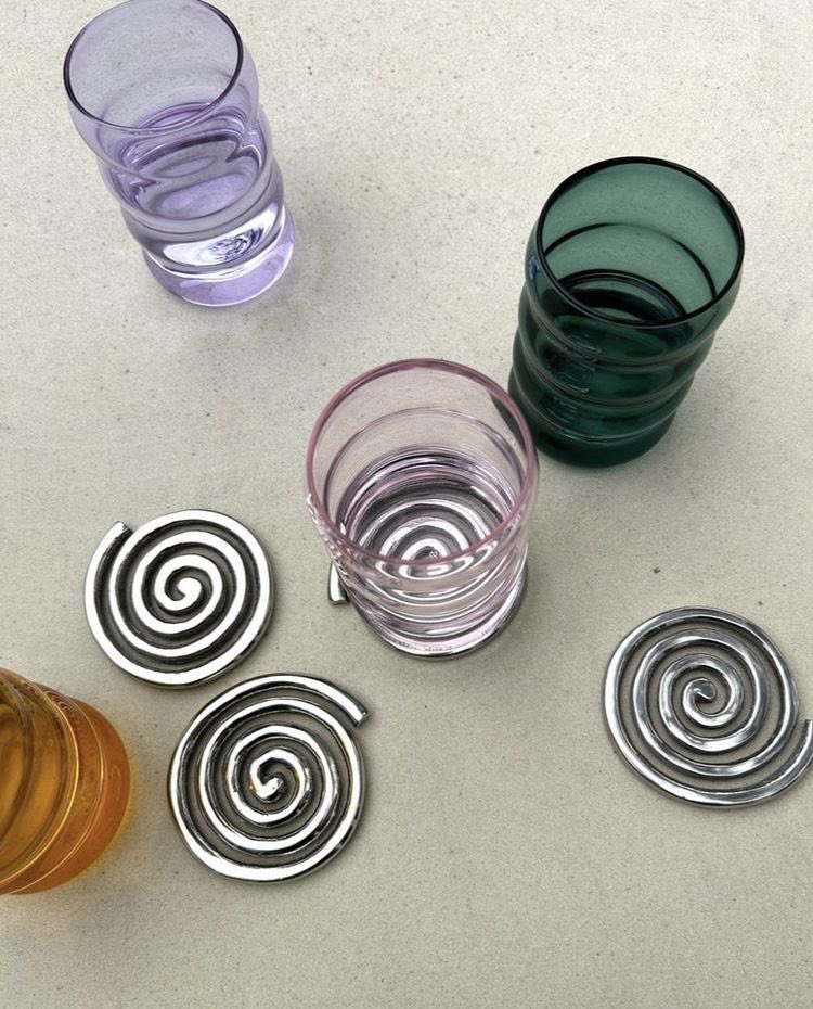 spiral coasters ꩜