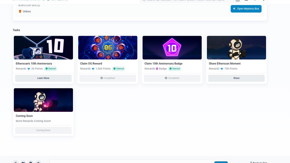 nex_corwin's tweet image. 🎉 Celebrating 10 Years of Etherscan! 🎉
@etherscan is launching Etherscan Points 🚀
🔗 Connect your wallet
💎 Start collecting points
🔥 Join the celebration of a decade of blockchain history!
#10YearsofEtherscan #Ethereum #EtherscanPoints