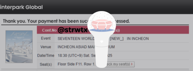 strwtx's tweet photo. I GOT FLOOR ROW 1 OMFG 2 DAYS ROW 1 I AM DED ILY SEVENTEEN ILY INTERPARK THE TIP ABSOLUTELY WORKS https://t.co/hbpZ1aa6DE