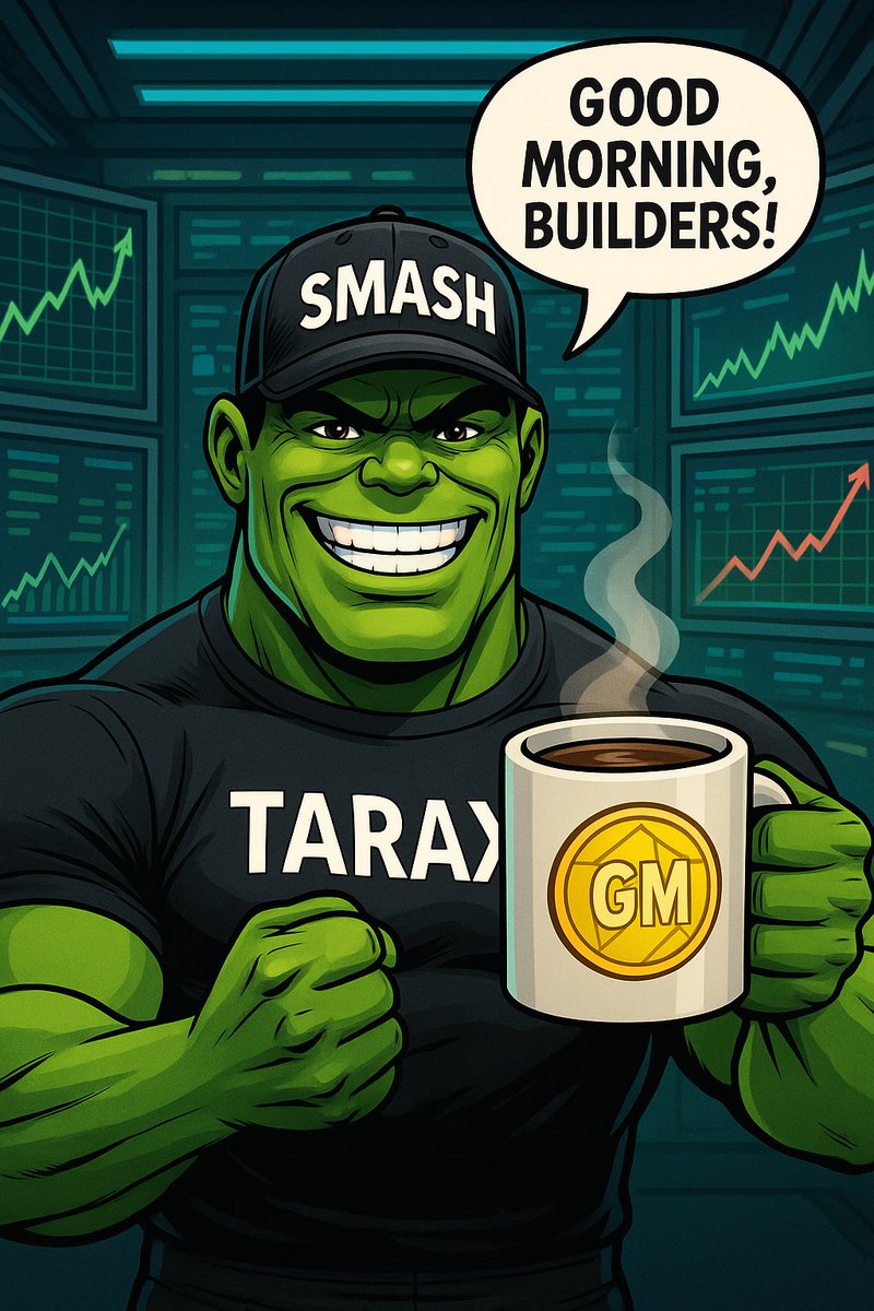 TaraxaLytics (@taraxalytics) on Twitter photo GM Builders! ☀️🛠️
Another day to stack blocks, stake $TARA, and grow the Taraxa ecosystem 💚
With <a href="/TaraxaLytics/">TaraxaLytics</a>, you’ve got the data to keep your nodes sharp and your staking game on point.
Let’s build smart. Let’s build strong. Let’s SMASH the day 🔨 GM Builders! ☀️🛠️
Another day to stack blocks, stake $TARA, and grow the Taraxa ecosystem 💚
With <a href="/TaraxaLytics/">TaraxaLytics</a>, you’ve got the data to keep your nodes sharp and your staking game on point.
Let’s build smart. Let’s build strong. Let’s SMASH the day 🔨