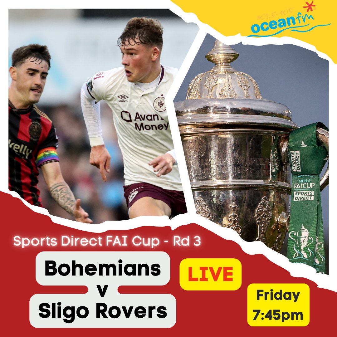 LIVE FAI Cup soccer this Friday night

Courtesy of Henry's Bar &amp; Restaurant, Cashelgarron
⚽️🍽️⚽️🍽️⚽️

🎙️🎙️Odhrán Keating &amp; Mark Rossiter

#bitored