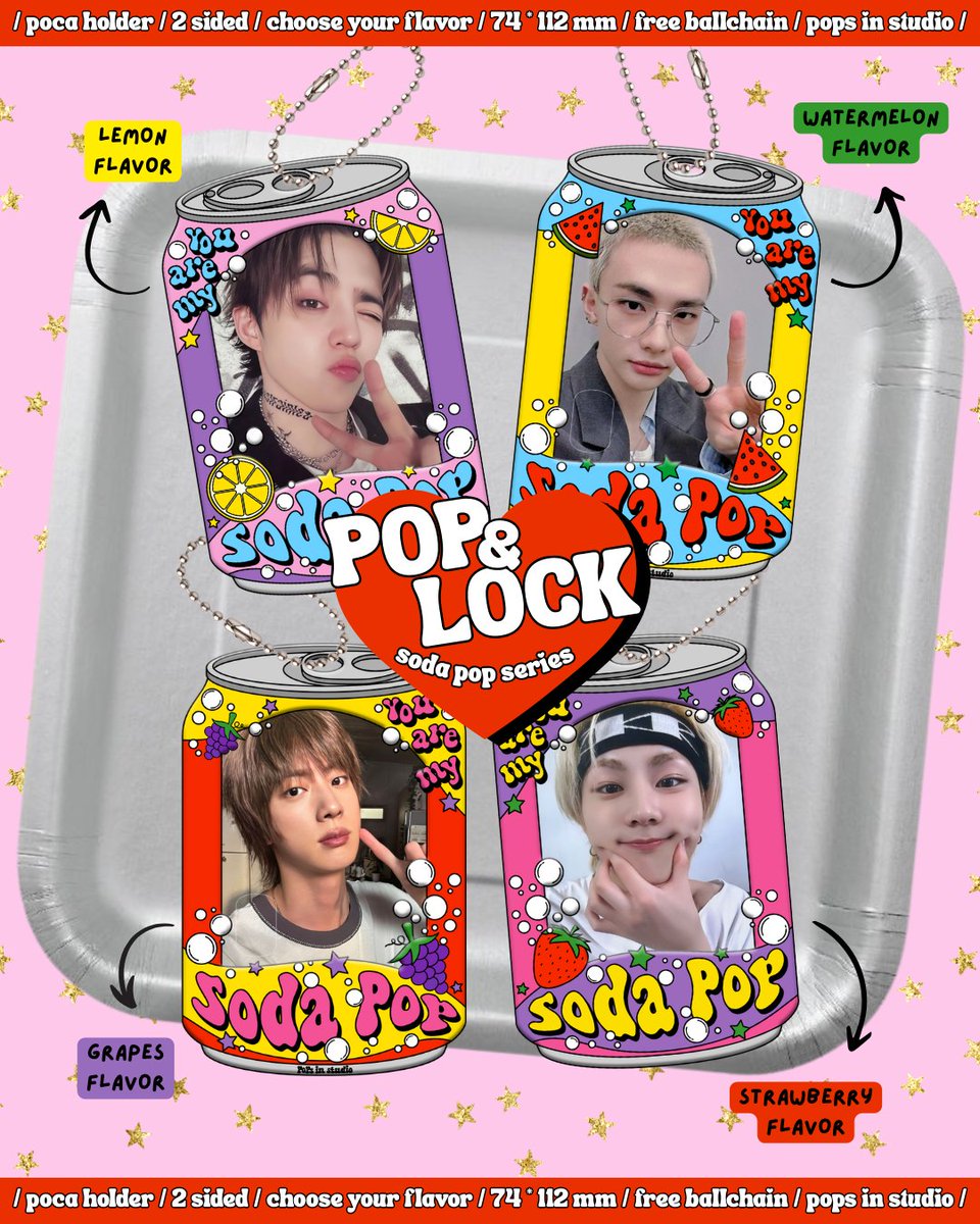 popsinstudio's tweet photo. 🫧 Likes + RTs are appreciated 🫧
𝐏𝐎 𝐏𝐨𝐩&amp;𝐋𝐨𝐜𝐤 - 𝐬𝐨𝐝𝐚 𝐩𝐨𝐩 𝐬𝐞𝐫𝐢𝐞𝐬

📆 Close PO: 19/08/25; 22.00 WIB
❣️ Details on pics (choose flavor)
🛒 https://t.co/sbGJ0VWV8Q

WW &amp; GO orders please DM us 🫶🏼 https://t.co/1pnpfdyzjB