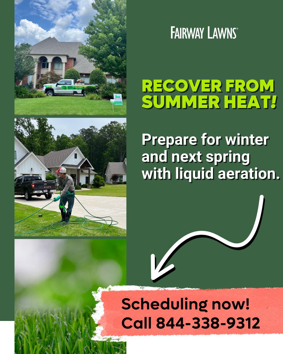 LoveUrLawn's tweet photo. Got compacted soil? Let it breathe! Call us today to schedule your liquid aeration 🌱💧

☎️ 844-338-9312

#aeration #liquidaeration #compactsoil #yardtips #homeowner https://t.co/I6PqBTe6X1
