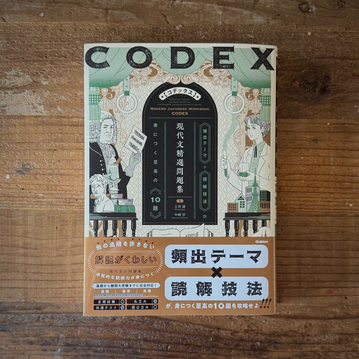 【新刊】書籍装画『CODEX[コデックス] 現代文精選問題集』著：土井論・中崎学（bd.bicamo designs cl.Gakken） 
#illustration #イラストレーション #装画  #Gakken